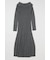ASYMMETRY COLLAR KNIT ドレス