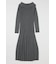 ASYMMETRY COLLAR KNIT ドレス