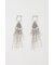 F／PEARL FRINGE イヤリング
