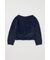 FAUX FUR KNIT CROP トップス