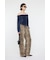 FAUX FUR KNIT CROP トップス