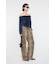 FAUX FUR KNIT CROP トップス