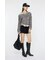FAUX FUR KNIT CROP トップス