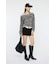 FAUX FUR KNIT CROP トップス