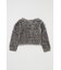 FAUX FUR KNIT CROP トップス