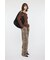 OVER RIB OFF SHOULDER トップス