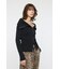 BIG COLLAR ZIP UP ニットトップス