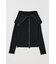 BIG COLLAR ZIP UP ニットトップス