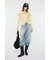 BIG COLLAR ZIP UP ニットトップス