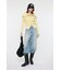 BIG COLLAR ZIP UP ニットトップス