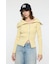 BIG COLLAR ZIP UP ニットトップス