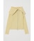 BIG COLLAR ZIP UP ニットトップス