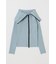 BIG COLLAR ZIP UP ニットトップス