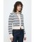 SHADOW STRIPE KNIT カーディガン