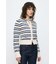 SHADOW STRIPE KNIT カーディガン