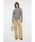 ASYMMETRY RIB ニット