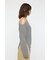 ASYMMETRY RIB ニット