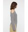ASYMMETRY RIB ニット