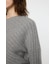 ASYMMETRY RIB ニット