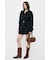 ZIP UP PARKA & PLEATED ミニスカート