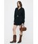 ZIP UP PARKA & PLEATED ミニスカート