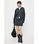ZIP UP PARKA & PLEATED ミニスカート