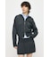 ZIP UP PARKA & PLEATED ミニスカート