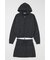 ZIP UP PARKA & PLEATED ミニスカート