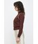 MIX PATTERN KNIT TRACK トップス