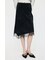 LACE TRIM VELVET スカート
