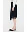 LACE TRIM VELVET スカート