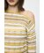 RANDOM STRIPE OFF SHOULDER トップス