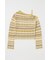 RANDOM STRIPE OFF SHOULDER トップス