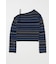 RANDOM STRIPE OFF SHOULDER トップス