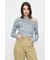 RANDOM STRIPE OFF SHOULDER トップス