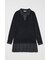 LAYERED KNIT ミニドレス