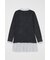 LAYERED KNIT ミニドレス