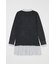 LAYERED KNIT ミニドレス