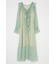 RUFFLE CHIFFON MAXI ドレス