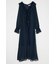 RUFFLE CHIFFON MAXI ドレス