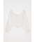 LACE TRIMMED CORSET ブラウス