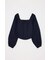 LACE TRIMMED CORSET ブラウス
