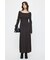 OPEN NECK KNIT LONG ドレス