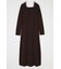 OPEN NECK KNIT LONG ドレス