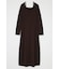 OPEN NECK KNIT LONG ドレス