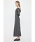 OPEN NECK KNIT LONG ドレス