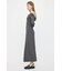 OPEN NECK KNIT LONG ドレス