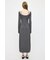 OPEN NECK KNIT LONG ドレス