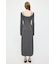 OPEN NECK KNIT LONG ドレス