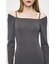 OPEN NECK KNIT LONG ドレス